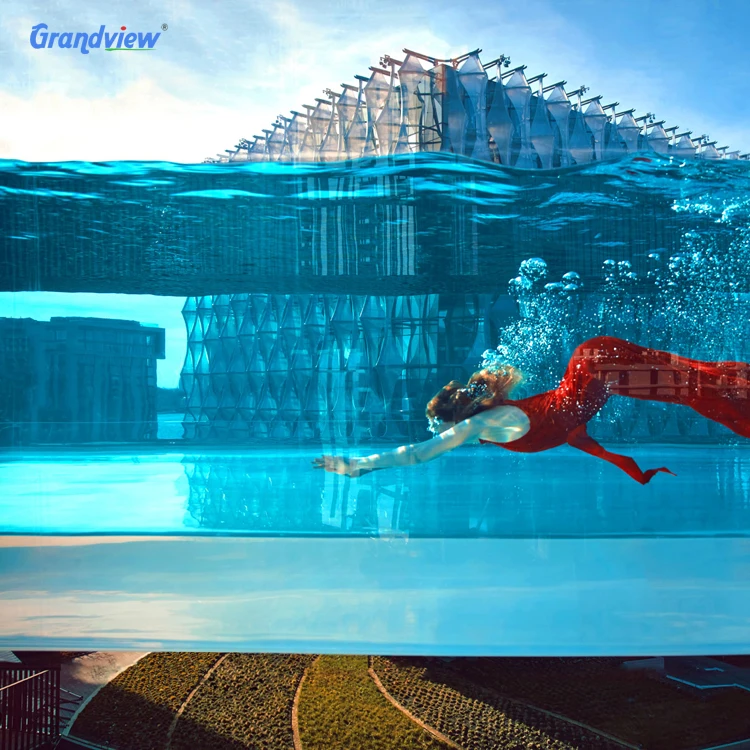 Acrylic Swimming Pool Home Roof Outdoor Villa Outdoor Infinite Swimming Structural Pool