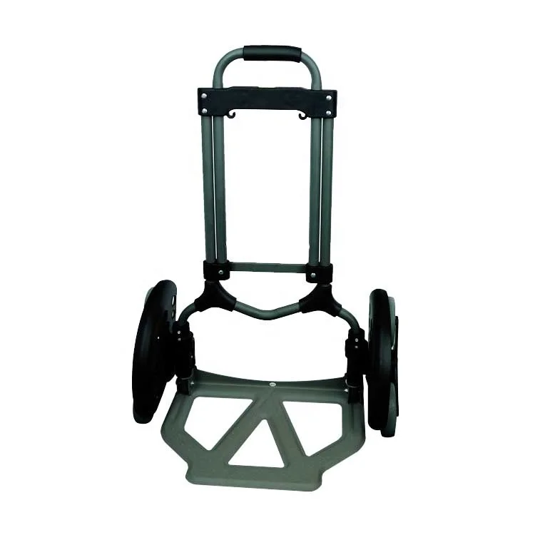 WBD Popular Black 70kg foldable transport aluminum truck hand trolley