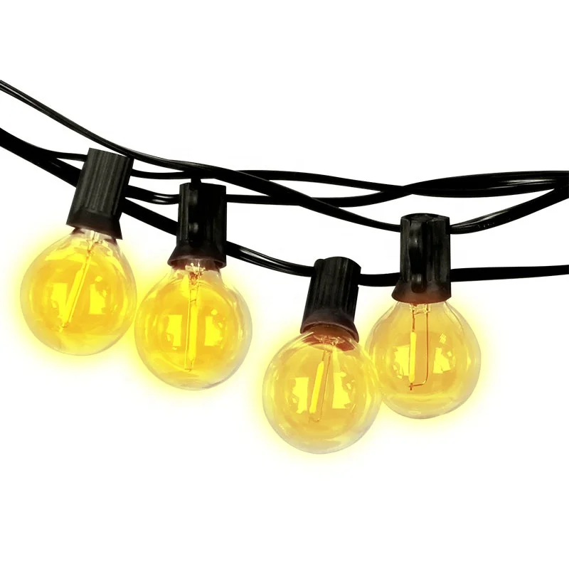 Garden String Lights 50ft Garden Patio Led String Light Brimax G40 Outdoor Indoor/outdoor Decoration Soft Warm White Plastic 360