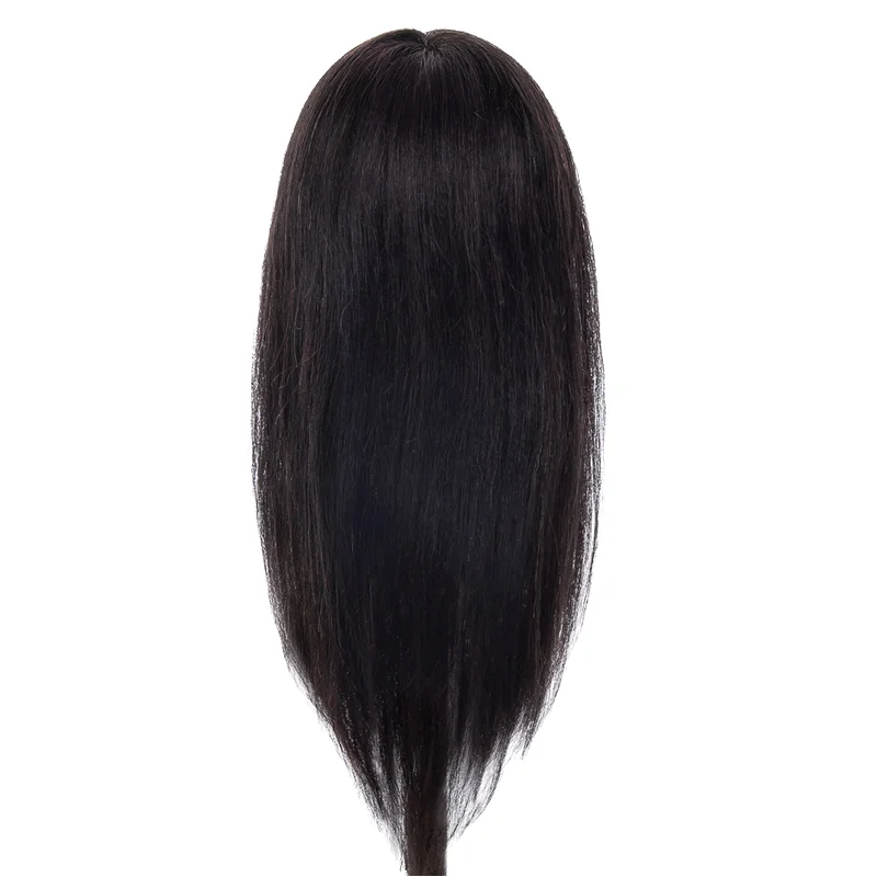 Premium Quality Human Hair Mannequin Head for Training and Styling