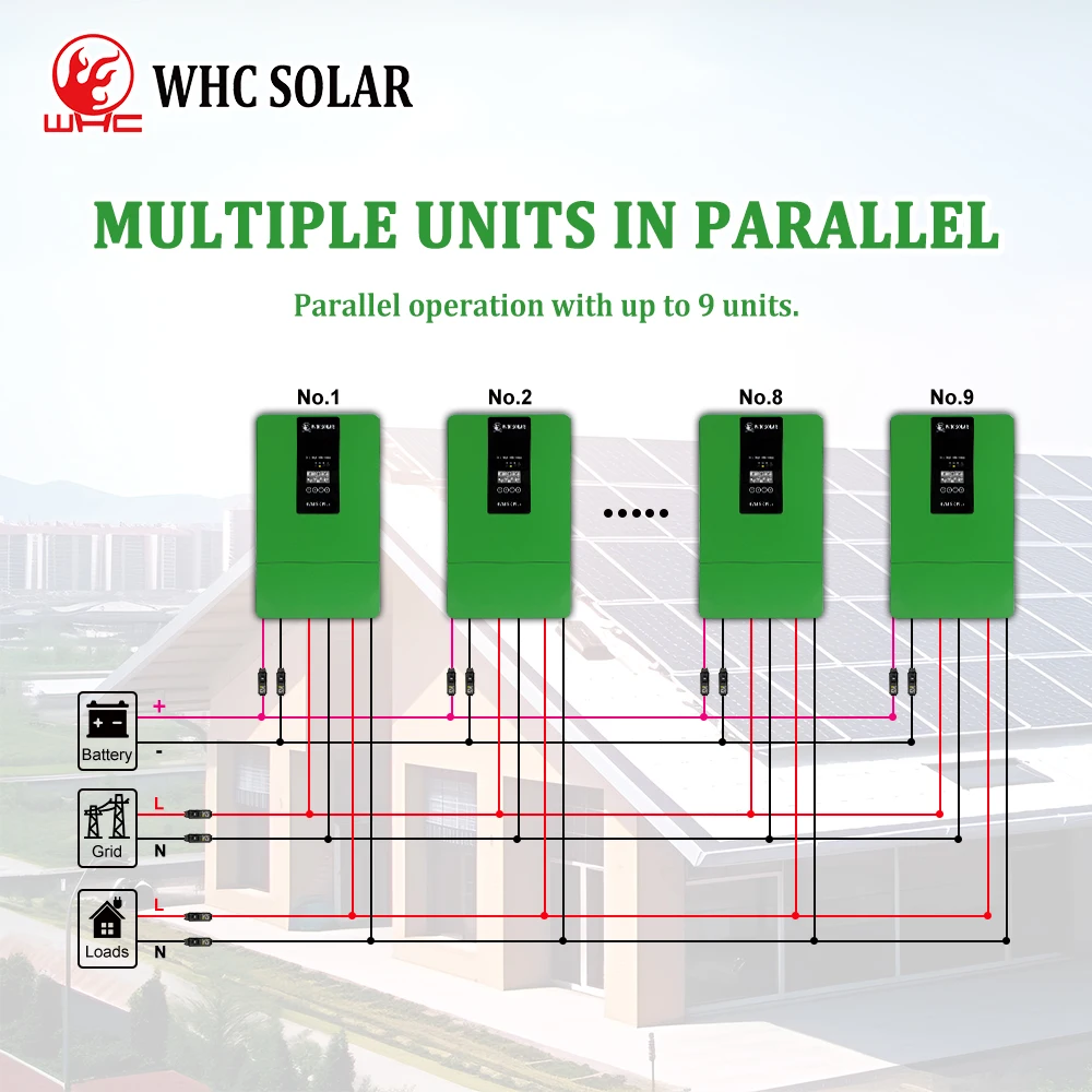 5000 Вт 48VDC до 220VAC Solaire 3 6 кВт 5