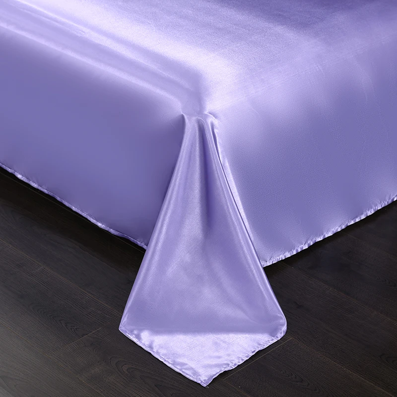 Satin Silk 4Pcs Bed Sheet Clip Bed sheet Elastic Fastener Mattress With Duvet Cover Bedding Set
