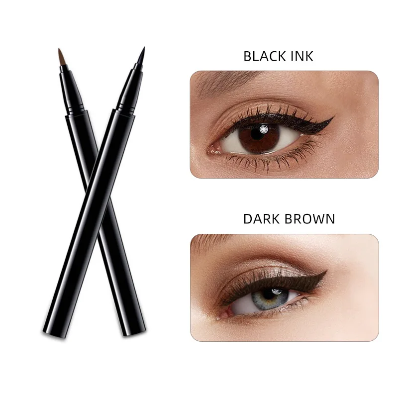 Amazon Hot Selling eyeliner pencil waterproof self adhesive Eye Liner fast dry private label liquid eyeliner