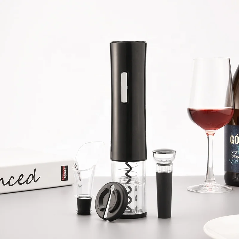 Fathers Day Stainless steel automatic wine bottle opener Electric wine bottle opener corkscrew