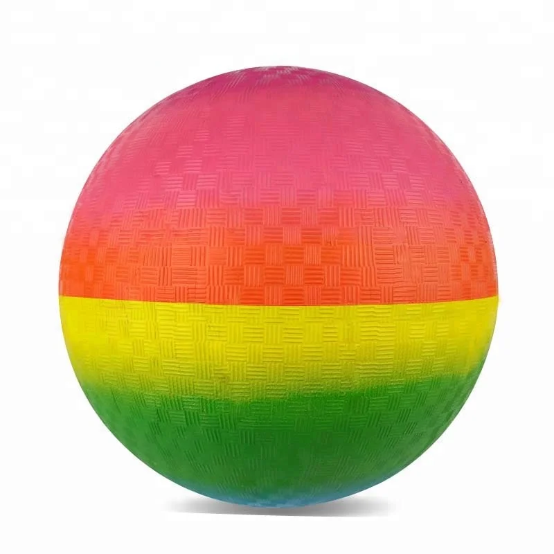 Customized Factory Colorful Child 8.5 Inch Rubber Playground Ball Dodge Ball