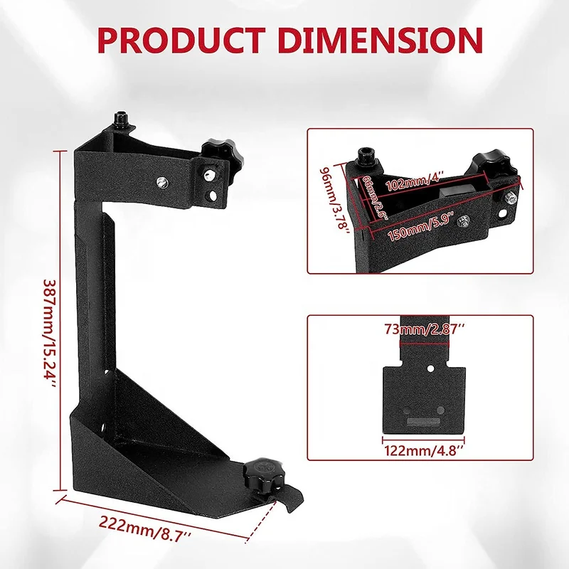 Аксессуары для Jeep Wrangler монтажный кронштейн с высоким подъемным домкратом JK