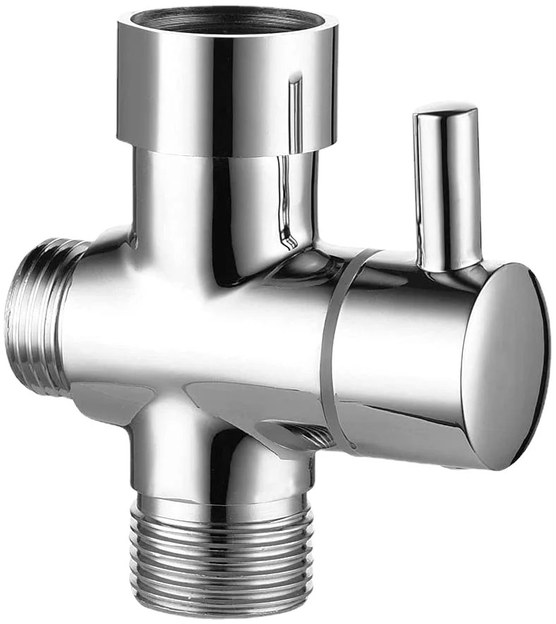 JOMOO American Brass Bidet T Valve Water Diverter Valve Adapter Toilet Bidet Water Dispenser