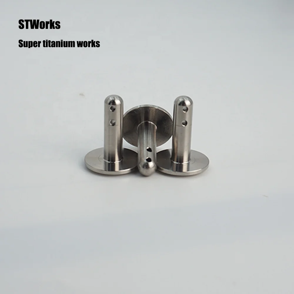 Non-standard round lead screws titanium grooved pins titanium circlip / Buckle grooved / Step retaining pins