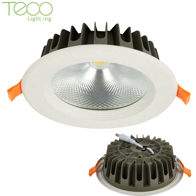 
Wholesale oem Ce RoHS anti glare 10w 15w 25w 40w black square round ceiling recessed dimmable cob led downlight 