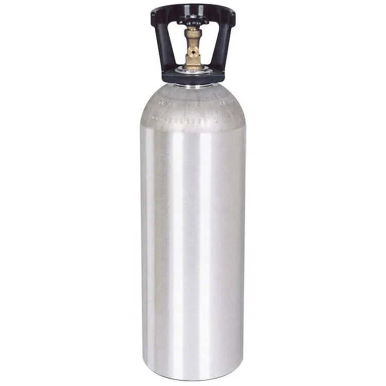 high pressure gas tanks factory sale small aluminum gas tank hot sale aluminum co2 tank