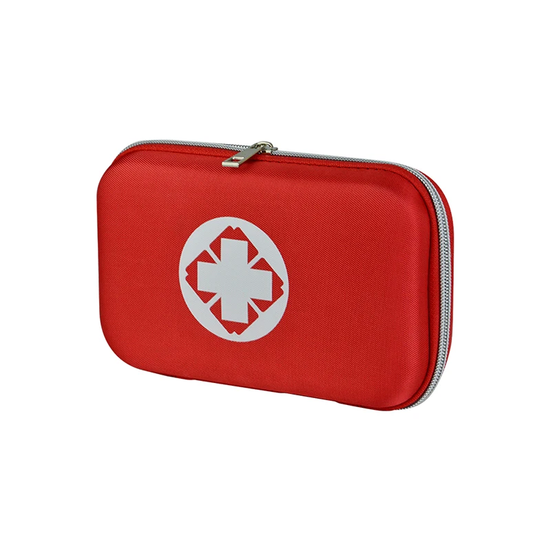 Customized Wall Mount Plastic Hard Shell Bag 39Pcs Waterproof Emergency First Aid