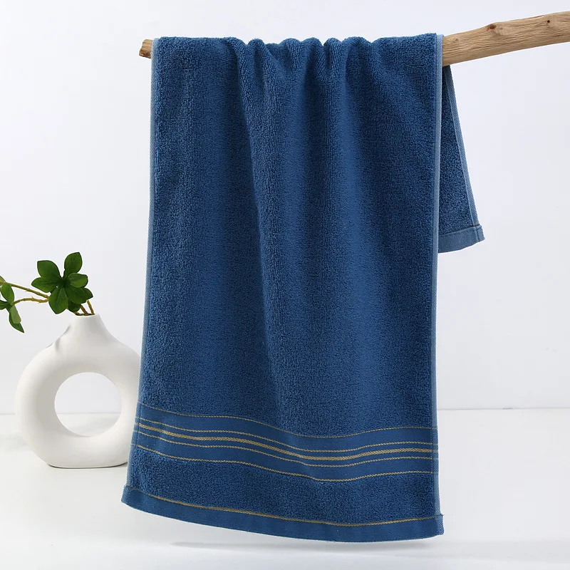 Dark golden silk towel men and women face wash absorbent quick-dry household bath head towel