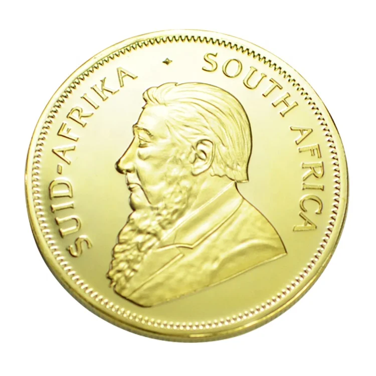 FS-Craft Hot Sell Custom Metal Stamping Gold Plated Coins South Africa Coin