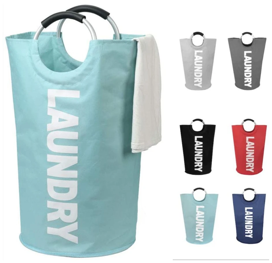 Amazon Collapsible Laundry Bag Foldable Laundry Hamper Washing Bin Home Storage 600D Oxford