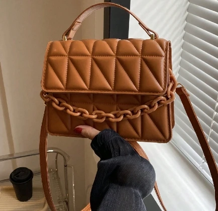 2024 Woman Bags Luxury Handbags Designer Messenger Shoulder Bag New Popular Square PU Leather Waterproof Handbag