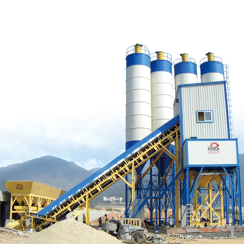 Concrete Mixer Machinery HZS 50 60 75 90 100 120 150 180 200 240m3/h wet mix stationary Ready Mix Concrete Batching Plant price