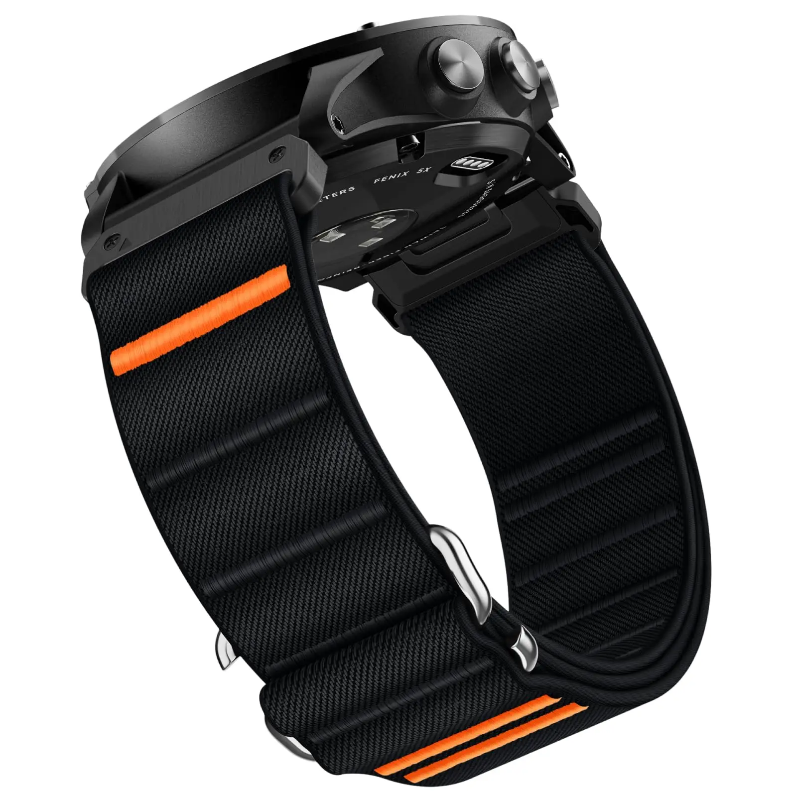 Suitisbest 26 mm Quick Fit  Stretchy Nylon Sport Loop Bracelet Sports Strap with S Hook for Garmin Fenix 7X