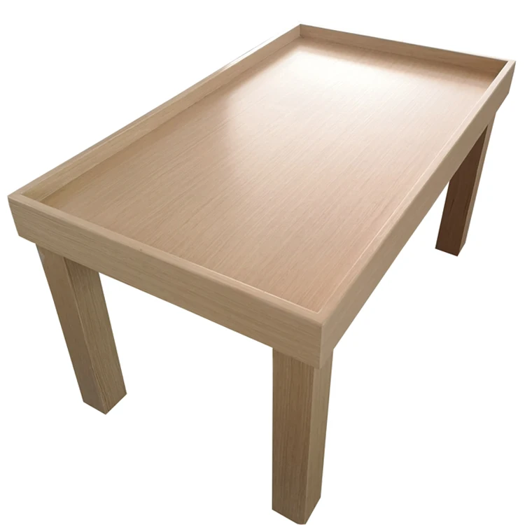 Wooden Wood Store Display Tray Table