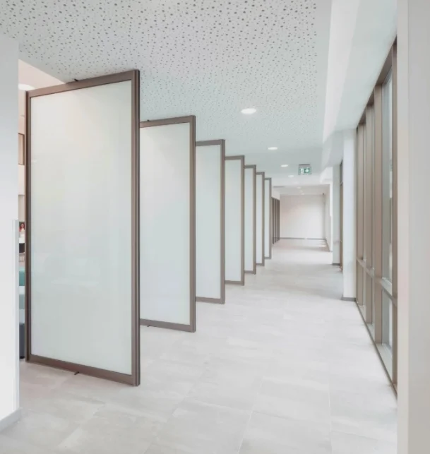 Selling Pivoting Walls Electric Sliding Partition Walls Sliding Hanging Room Dividers CN Glass Graphic Design Outdoor Glass Door