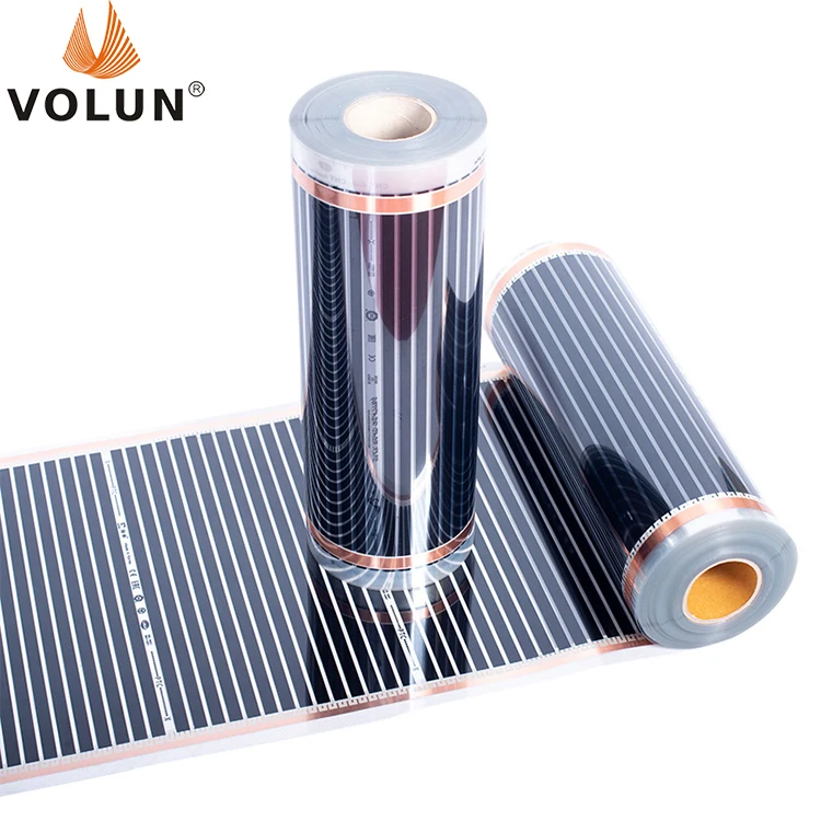 80W Per square Meter AC220V 50cm Wide Carbon Heating Film Far Infrared Radiant Electric Heat Membrane