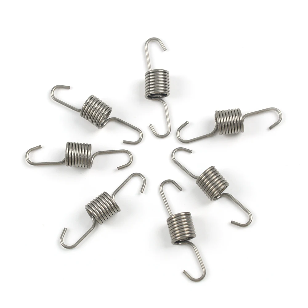 Customizable Stainless Steel Coil Tension Springs with 0.5mm Wire Diameter