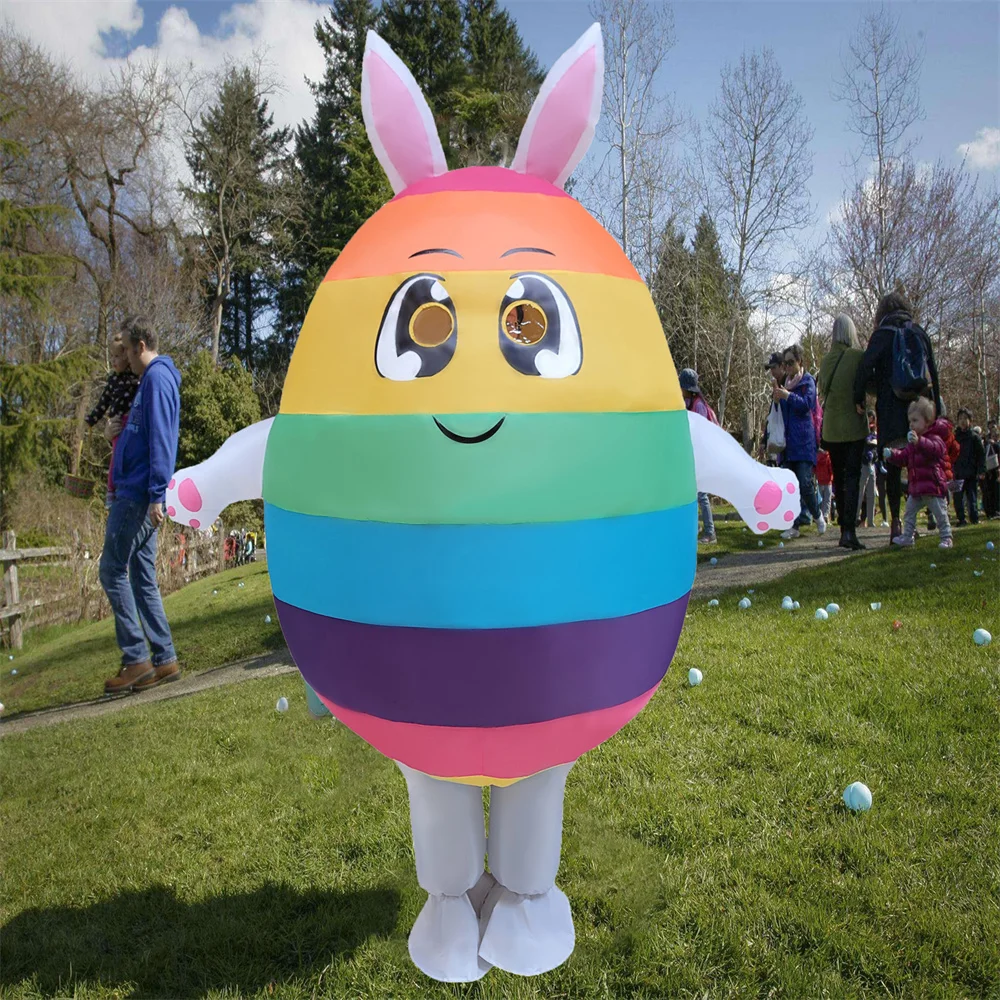 Easter Inflatable Costume Easter Party Blow up Cosplay Costume for Kids