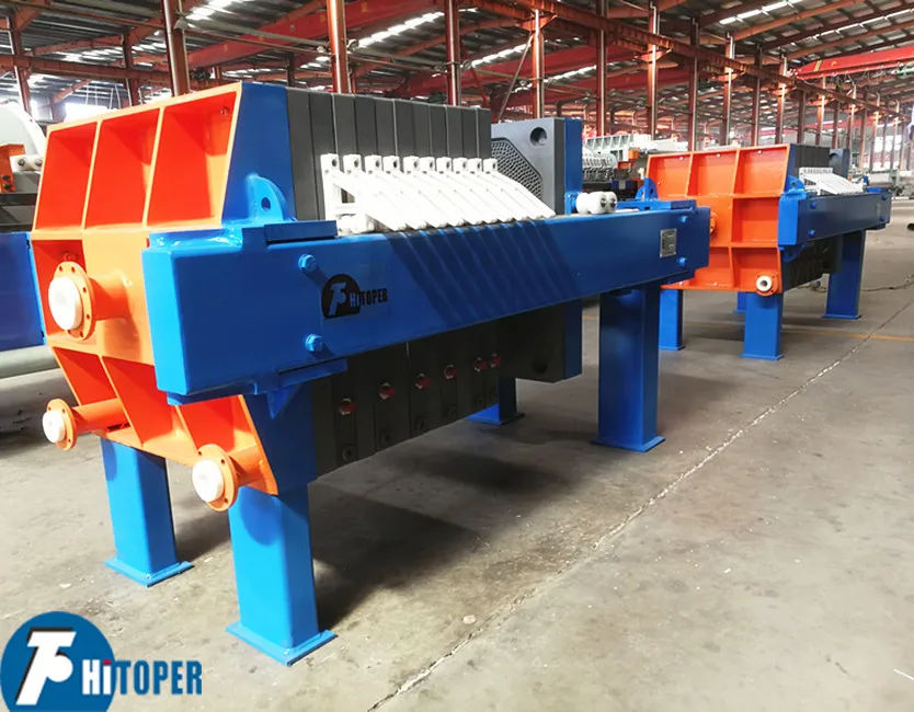 Made in China hot sale membrane compress filter press,TPE material membrane filter plate of seconding squeezing process filter