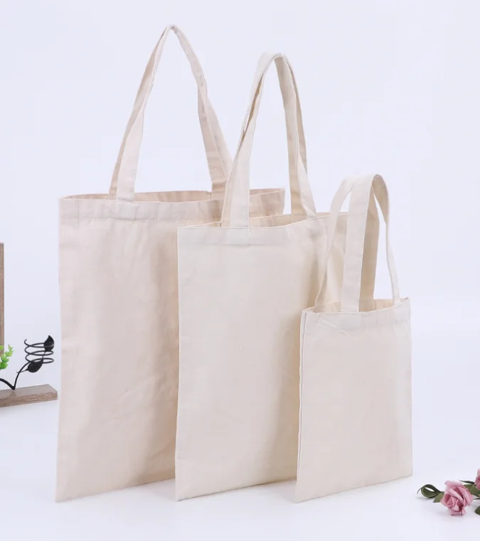 
Custom printed recycle plain organic cotton canvas tote bag bulk large reusable canvas cotton shopping bag with logo 