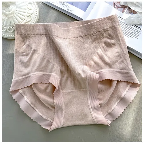 #1177 Wholesale Ladies panties Underwear seamless panties middle rise Soft organic Cotton High Elastic ladies Panties