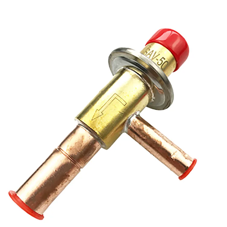 SAV Model Refrigeration Parts Copper Brass Water Control Bypass Valve for Compressor welded