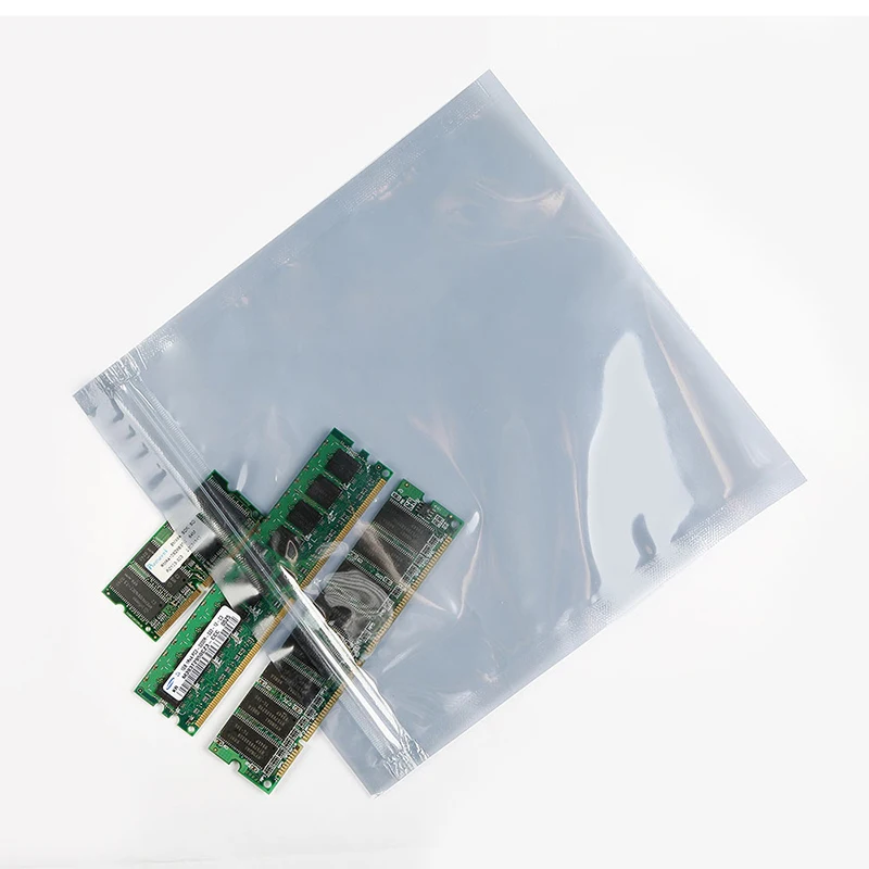 20x30 Resealable Zipper Plastic Anti Static Electronics Packing Bag Moisture Barrier ESD Shielding Bag