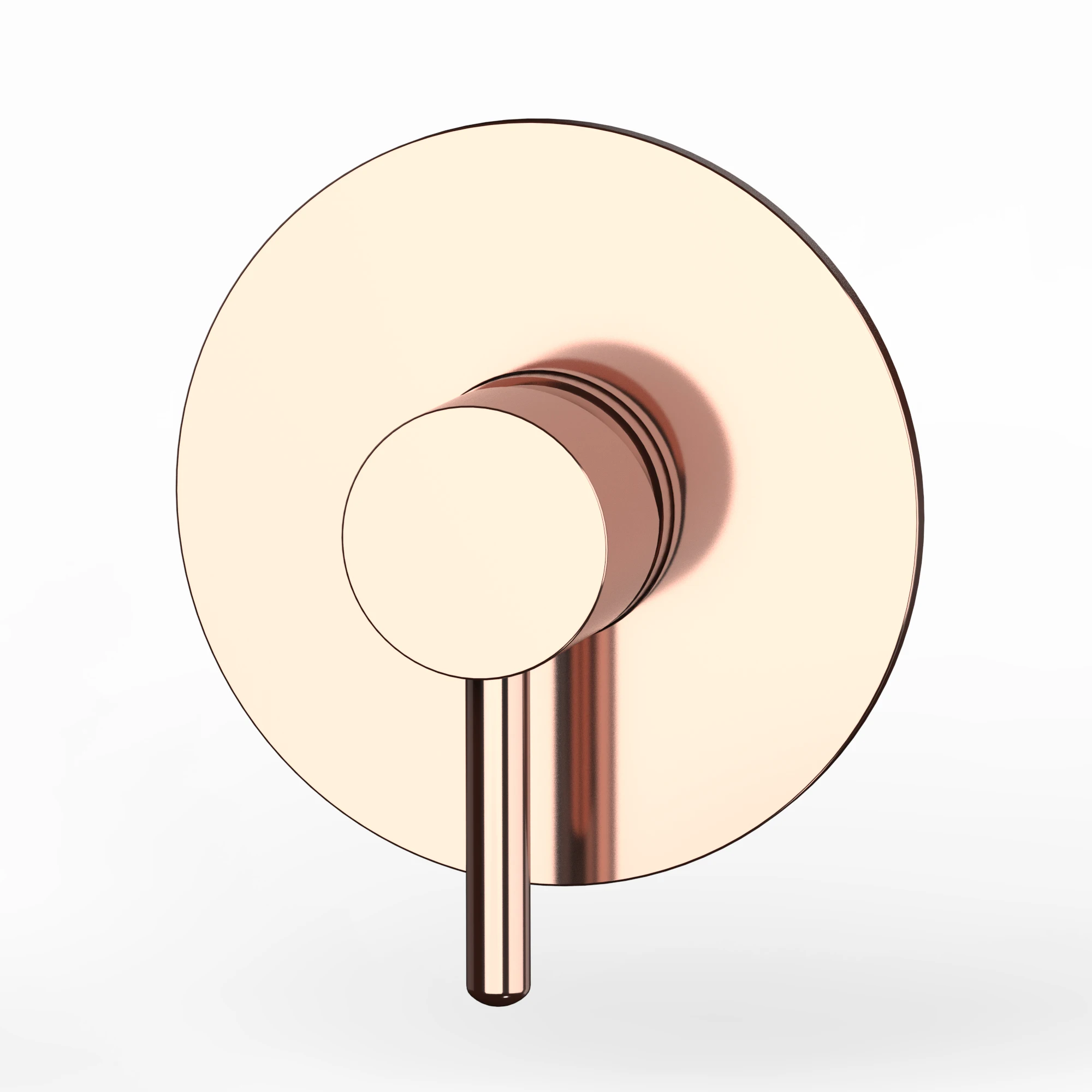 Rose Gold Concealed system bathtubs and showers luxury faucet hot and cold water 4 Ways bathroom solution