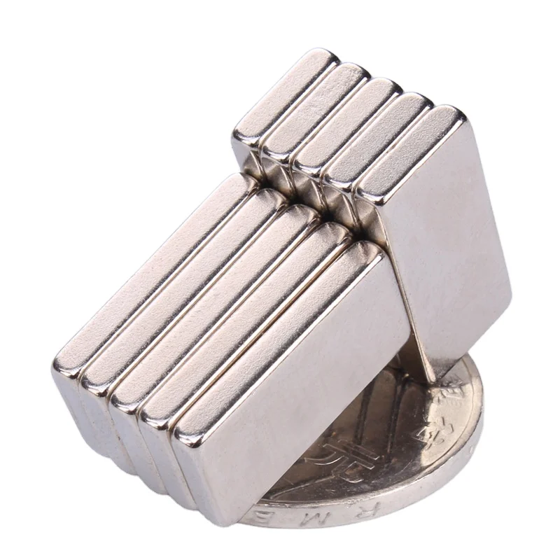 Neodymium Bar Magnet Magnetic Materials N35 N52 Rare Earth Rectangular Neodymium Magnets