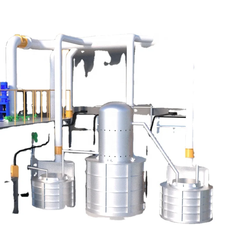 Metal vacuum distillation furnace for making 99.95% Cadmium ingot