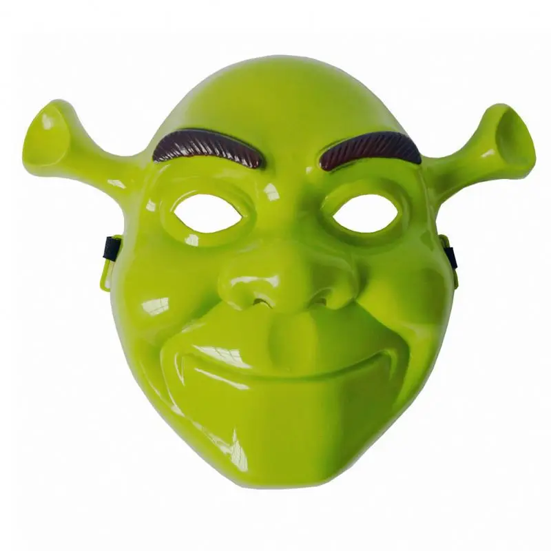 Wholesale Factory Cheap Halloween Party Masquerade Kids Plastic Cartoon Shrek Mask