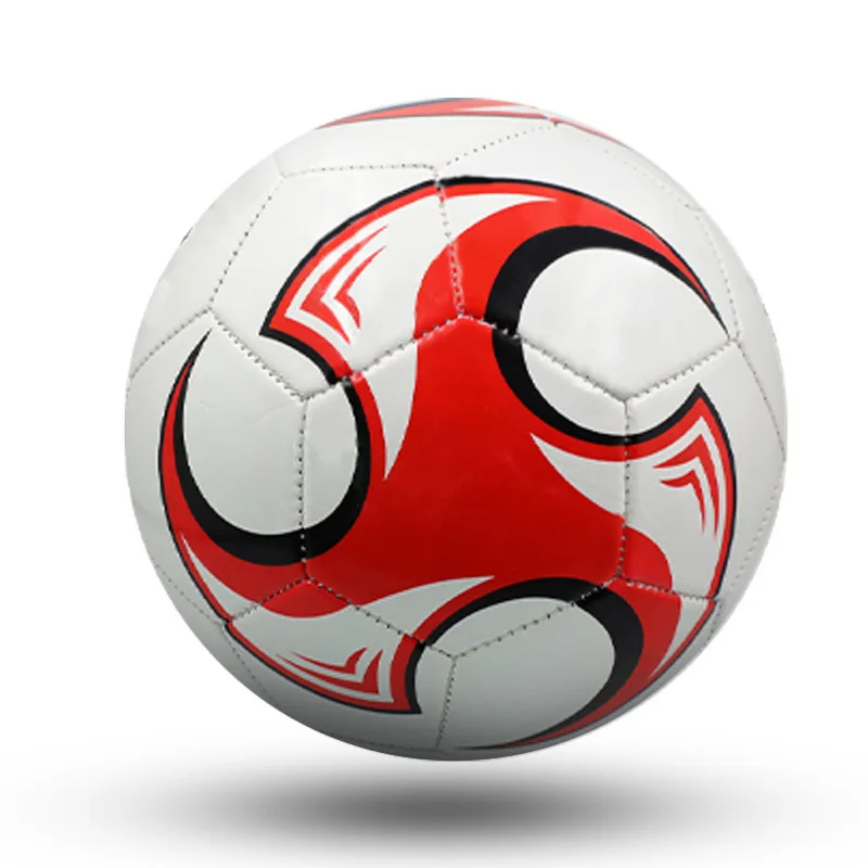 Custom LOGO PVC Soccer Ball Machine Sewing Size 3 Size 4 Size 5 Football Ball Child Training Team Match Balls Red