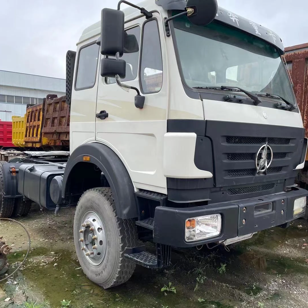 Beiben б/у 6x4 тракторный грузовик 380hp головка прицепа для полуприцепа