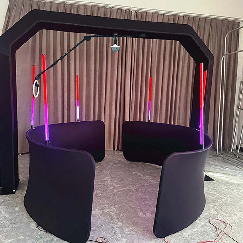 Hot Sale Portable 360 Degree Spinner Photo Booth Backdrop Selfie Overhead Sky Top for Camera for Business