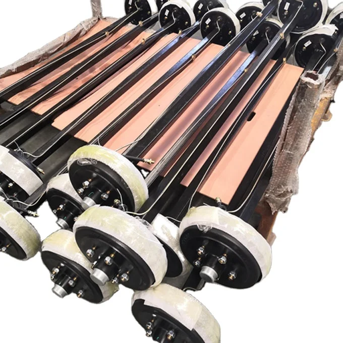 Hydraulic Axle Trailer Brake System 40 Squares 65' 1650mm for Mover Caravan Camper 3 Trailer Axle Eje