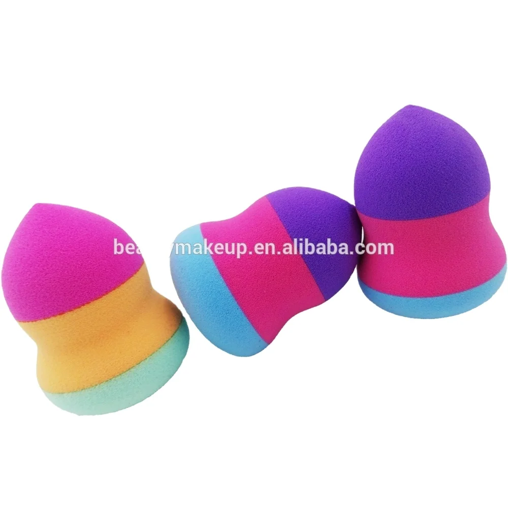 
2020 new Amazon hot-selling beauty egg gourd-shaped happy face sponge makeup sponge latex-free material wholesale 