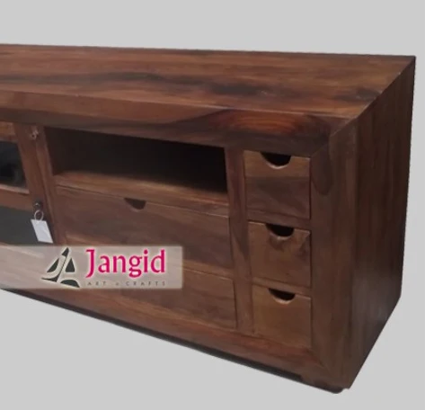 modern indian sheesham wooden glass lcd tv cabinet stand designs furniture for living room
