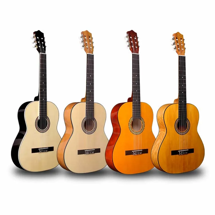 Custom wholesale Classical and Flamenco guitar nylon string composite wood Handcrafted Folk guitarra Classic OEM