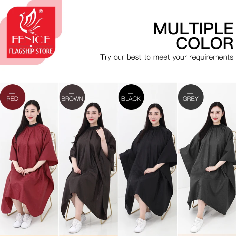 Polyester Fabric Material Hair Beauty Clients Aprons Salon Capes for Barbershop