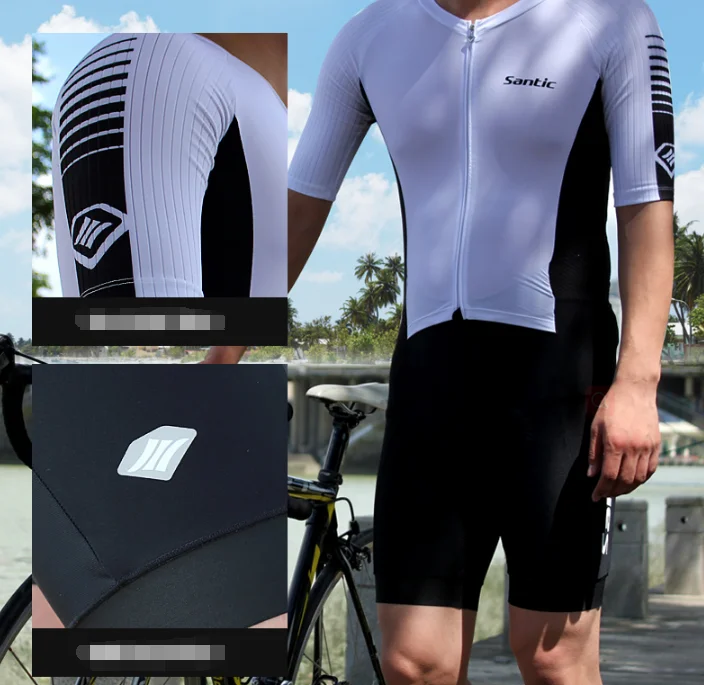 Custom Cycling Skin Suit Men Short Sleeves Pro Team Triathlon Wetsuit