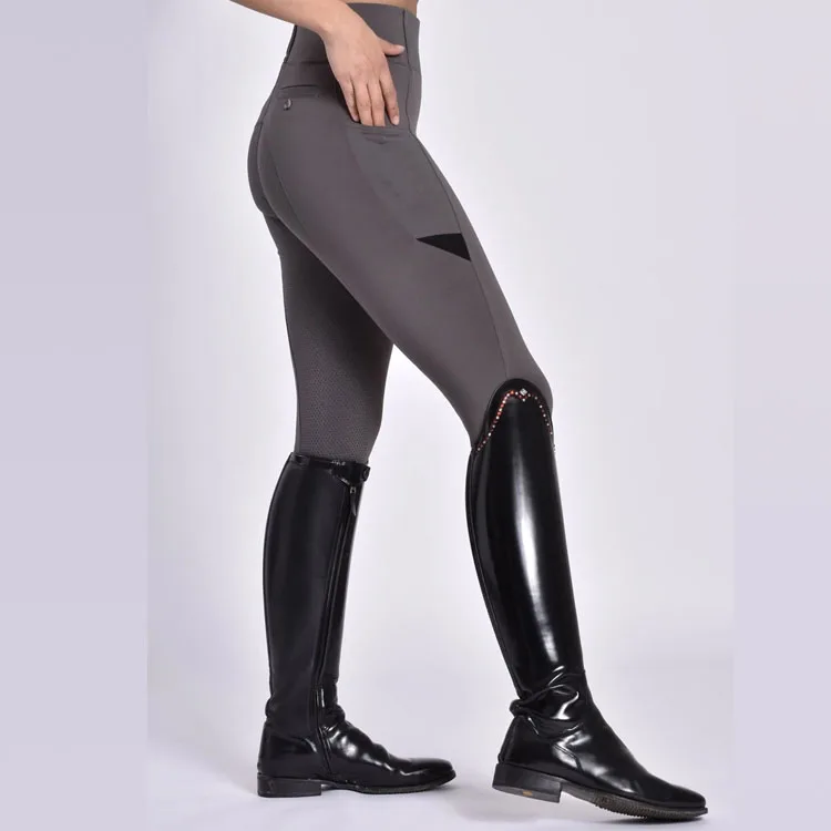 International Standards Riding Race Equipment Equestrian Wear  Women Breeches High Waist Horse Riding Tights