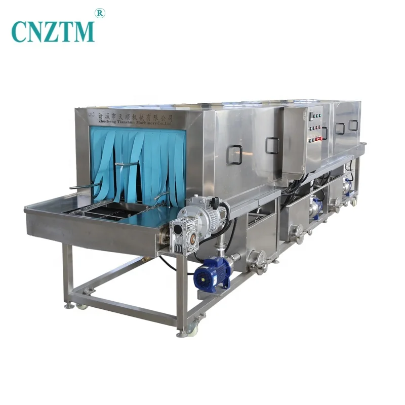 High Spray Washing Cleaning Machines Plastic Turnover Basket Trays Box Washing Machine Egg Tray Crate Washer Tunnel