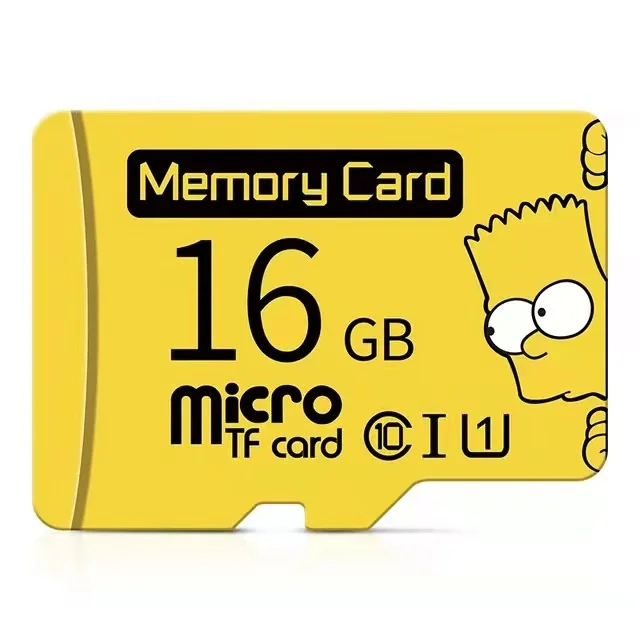 
Original Bart Simpson Micro Memory Cards 64GB 128GB microXC Class 10 Micro TF Card 32GB 16GB 8GB 4GB 2GB micro UHS-I TF Card 