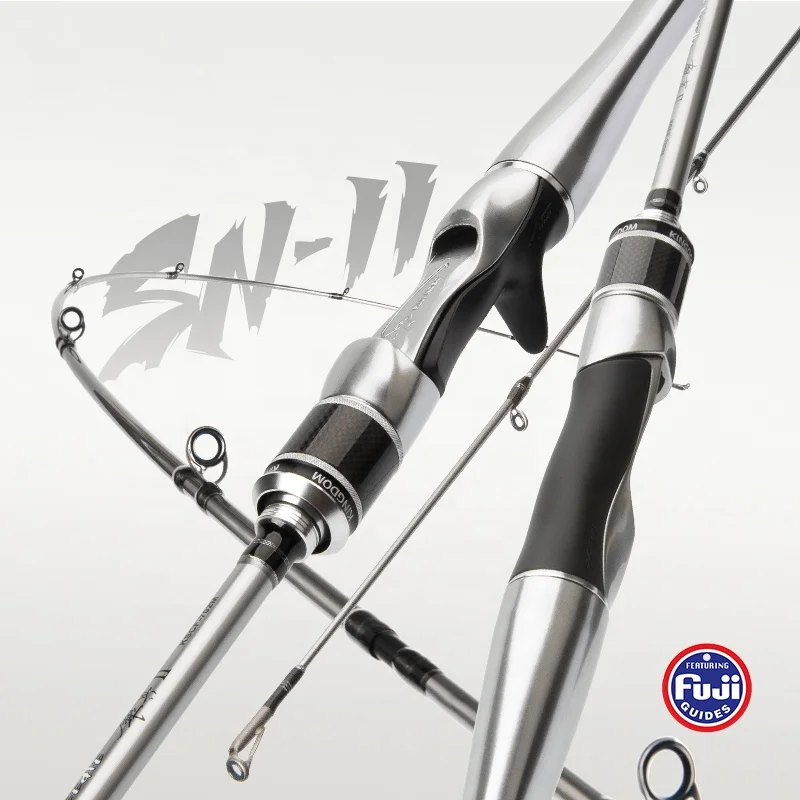 SILVER NEEDLE Fishing Rods 2021 ultralight fast Spinning rod 2 section  Ring Carbon Casting Travel Rod