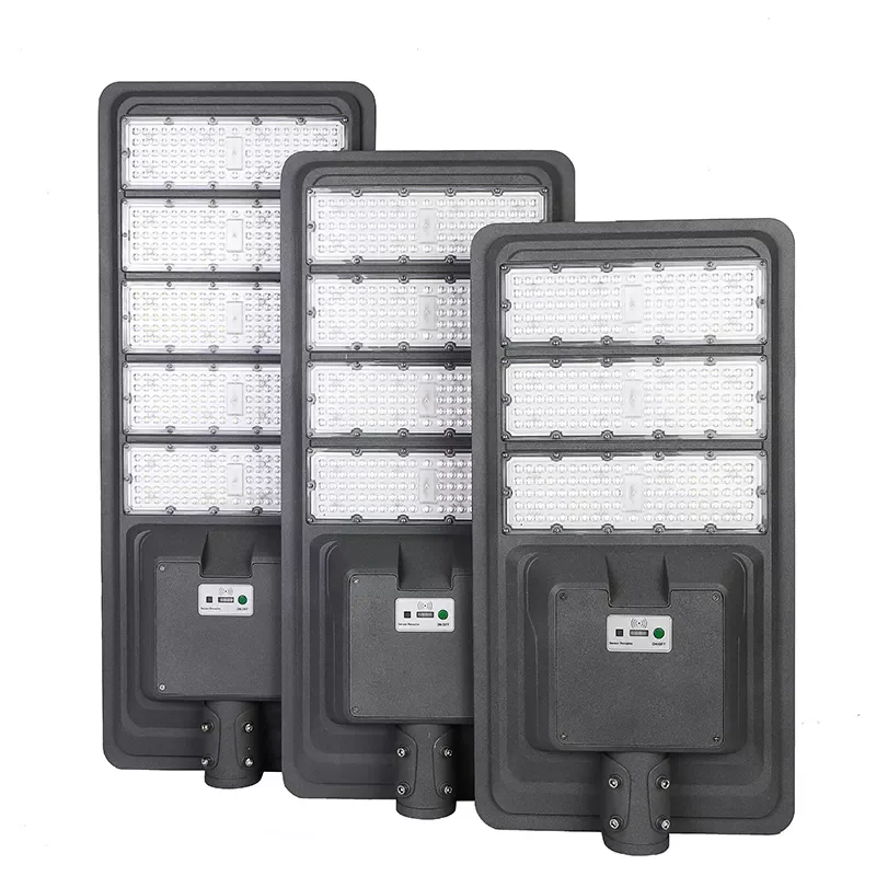 High Brightness Ip65 Waterproof Outdoor 300w 400w 500w Solar Lamp All In One LED Solar Garden Street Light