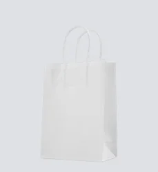 Tote Bag Kraft Paper Bag Clothing Shopping Shoes Handbag Pink Blue Green Paper Bags Custom LOGO